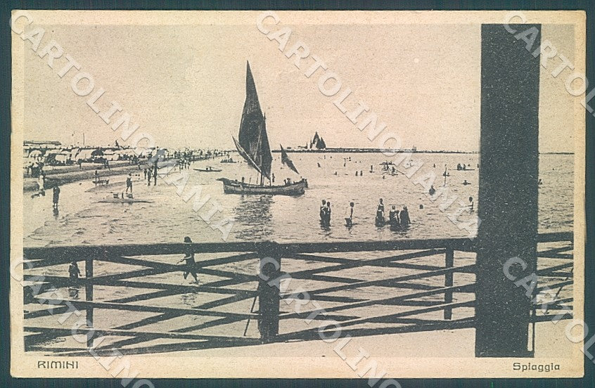 Rimini Città Spiaggia cartolina JK7294 – fronte