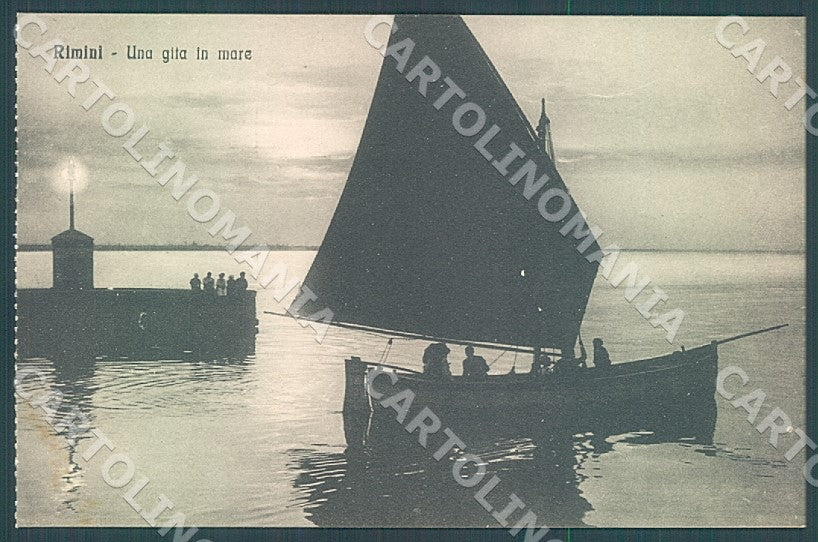 Rimini Città Barca a Vela Alterocca 60026 cartolina JK7295 – fronte