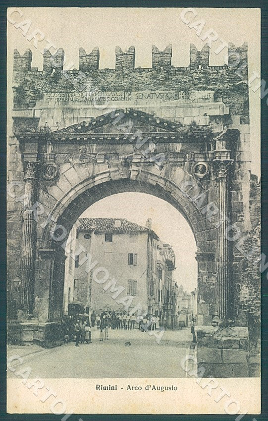 Rimini Città Arco d'Augusto cartolina JK7297 – fronte