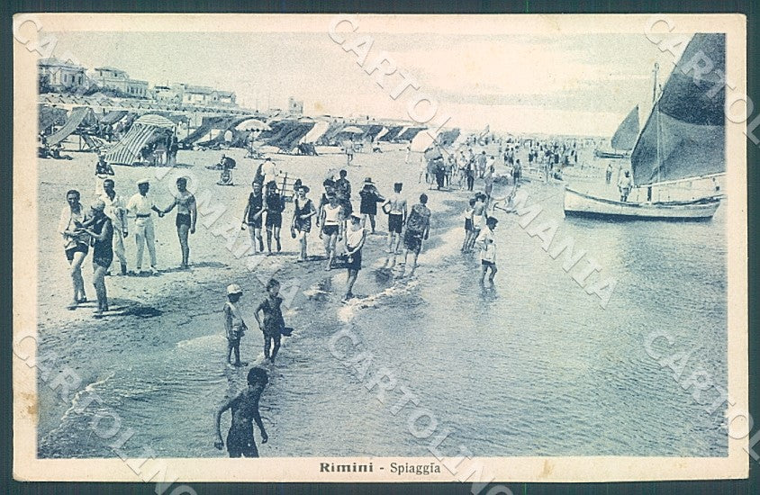 Rimini Città Spiaggia cartolina JK7298 – fronte
