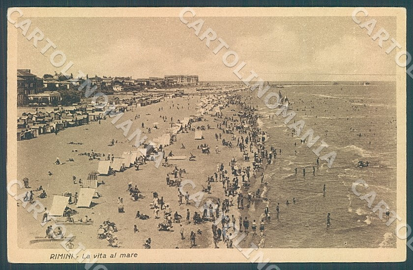 Rimini Città Spiaggia cartolina JK7300 – fronte
