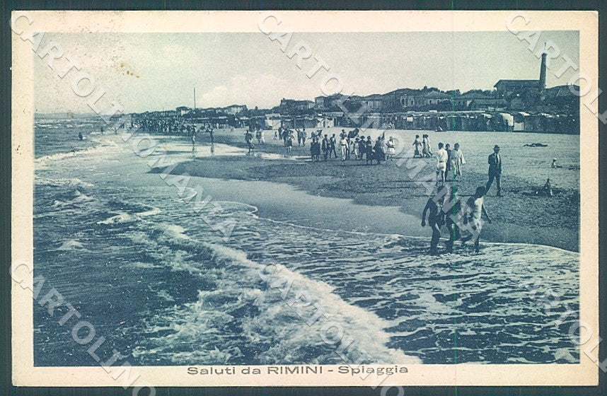 Rimini Città Spiaggia cartolina JK7301 – fronte
