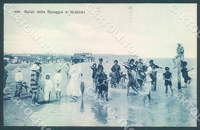Rimini Città Spiaggia saluti da cartolina JK7304 – fronte