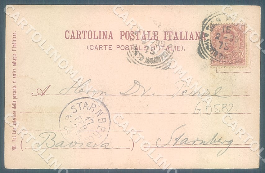 Imperia Ceriana Città Vecchia cartolina JK7312 – retro