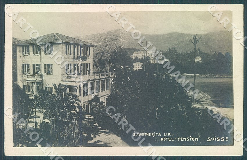 Genova Santa Margherita Ligure Hotel Suisse Foto cartolina JK7317 – fronte