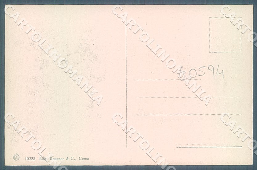 Genova Santa Margherita Ligure Spiaggia Brunner 19223 cartolina JK7318 – retro