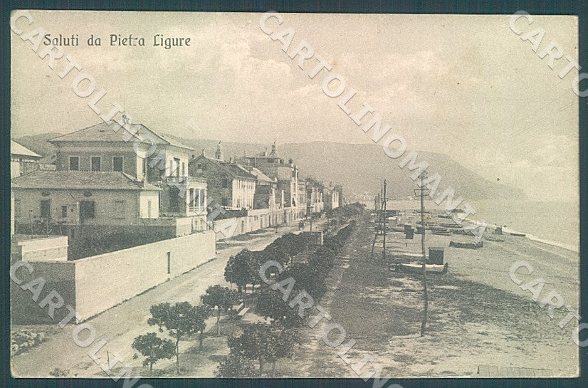Savona Pietra Ligure saluti da cartolina JK7324 – fronte