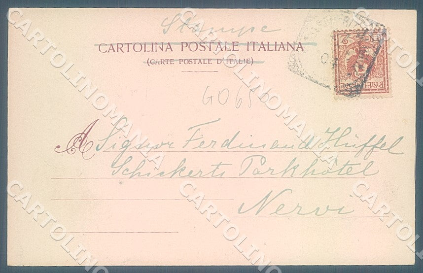 Genova San Michele di Pagana Cavetto Modiano 5864 cartolina JK7329 – retro