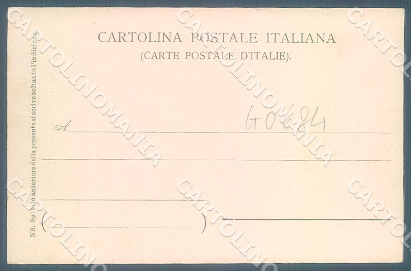 Genova Nervi Porto cartolina JK7339 – retro