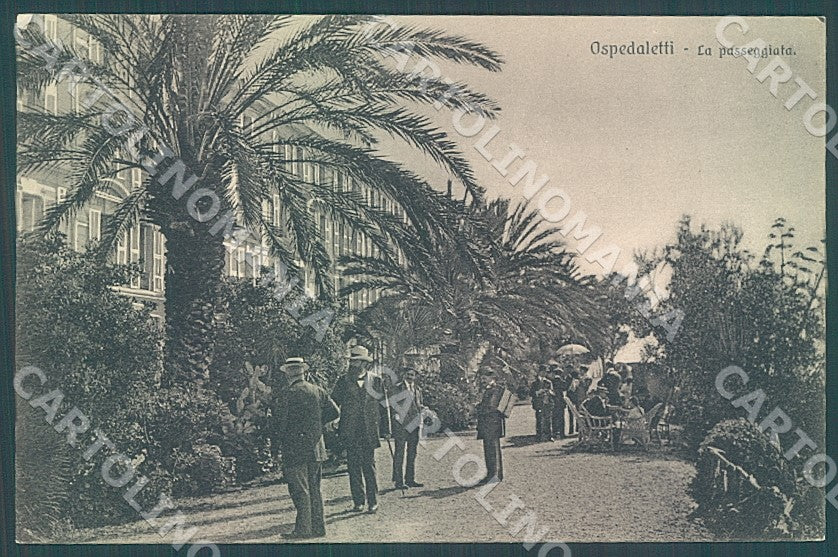 Imperia Ospedaletti Passeggiata Brunner 16701 cartolina JK7340 – fronte
