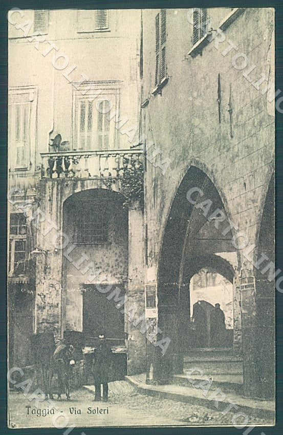 Imperia Taggia Via Soleri cartolina JK7341 – fronte