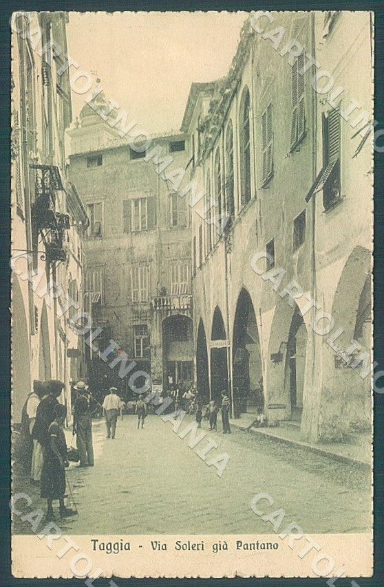 Imperia Taggia Via Soleri cartolina JK7342 – fronte