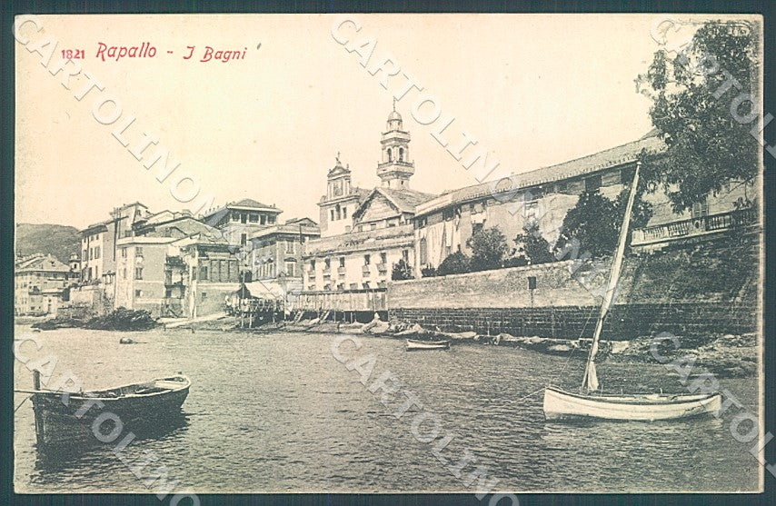 Genova Rapallo Spiaggia cartolina JK7344 – fronte