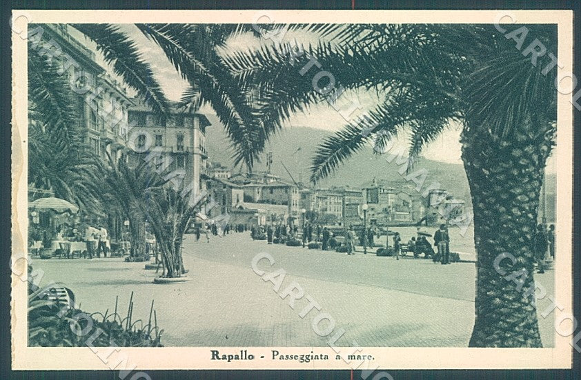 Genova Rapallo Lungomare cartolina JK7347 – fronte