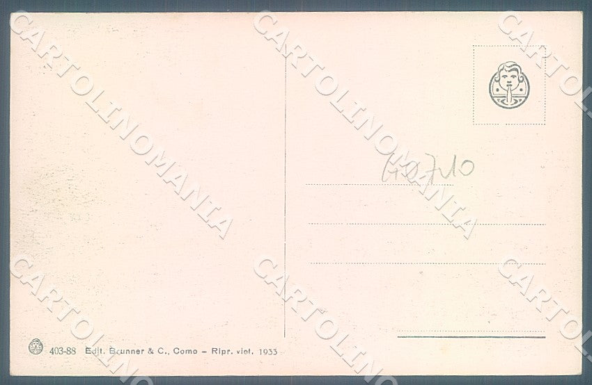 Genova Rapallo Lungomare Brunner 403-88 cartolina JK7350 – retro