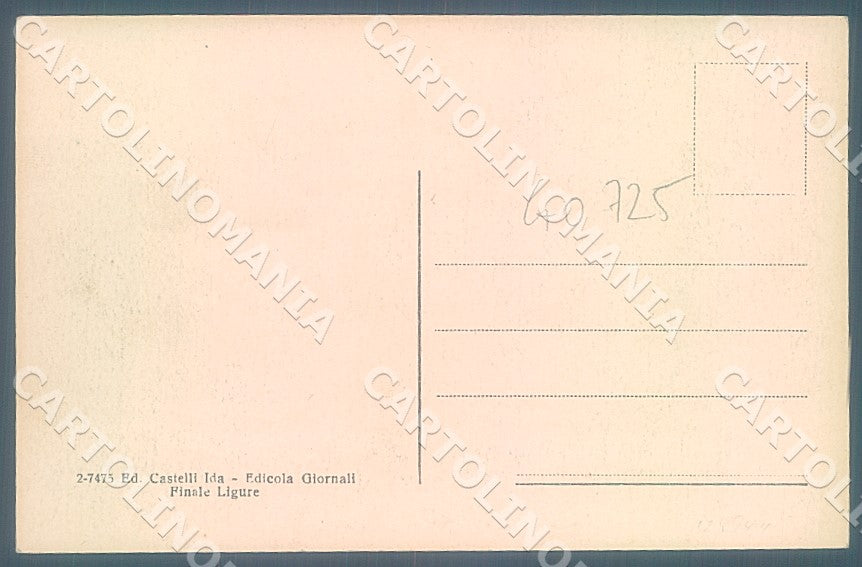 Savona Finale Ligure Spiaggia cartolina JK7354 – retro