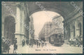 Genova Città Tram Via XX Settembre Alterocca 15808 cartolina JK7366 – fronte