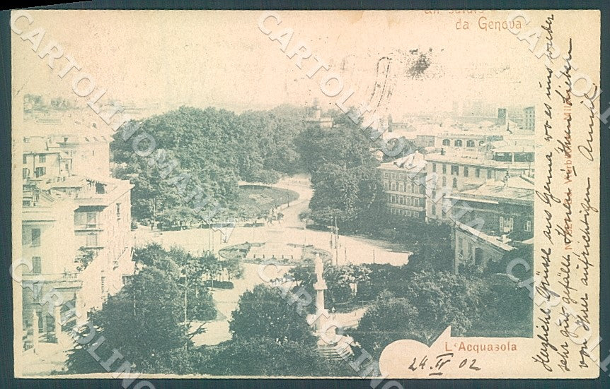 Genova Città Acquasola cartolina JK7373 – fronte
