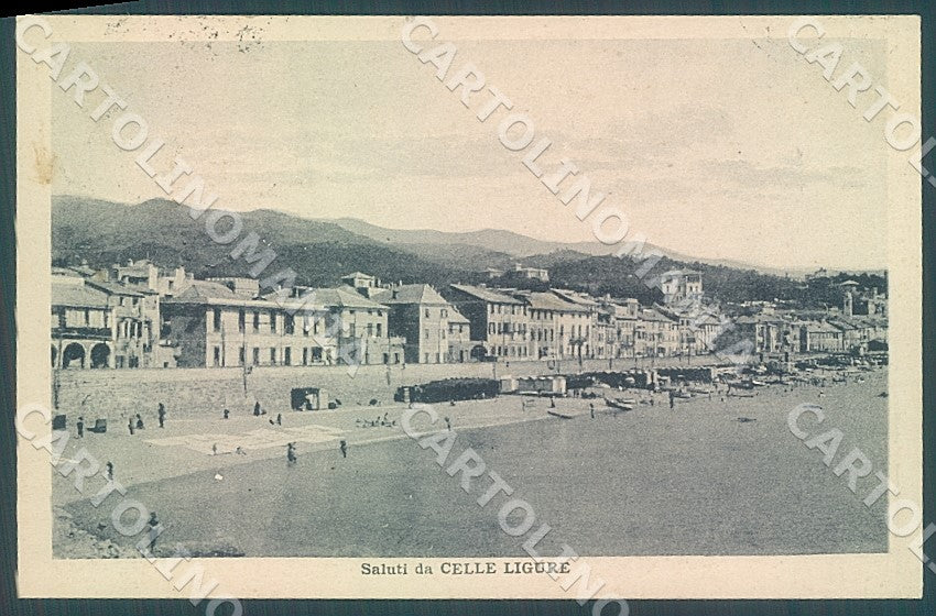 Savona Celle Ligure cartolina JK7389 – fronte