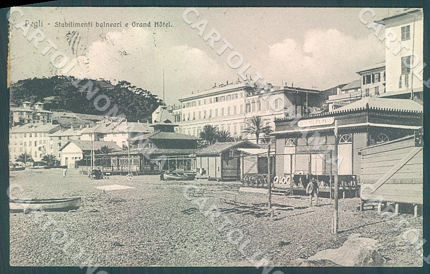Genova Pegli Stabilimenti Grand Hotel cartolina JK7392 – fronte