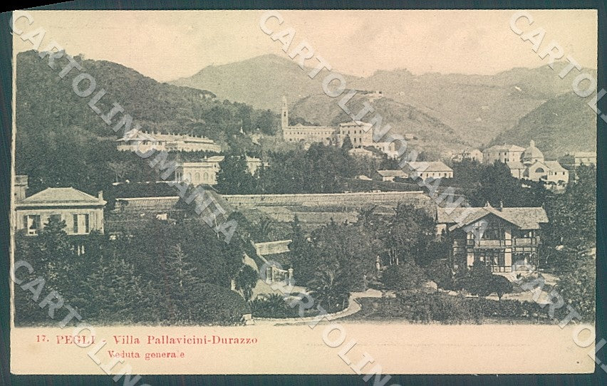 Genova Pegli Villa Pallavicini cartolina JK7393 – fronte