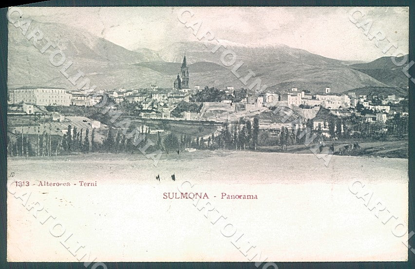 L'Aquila Sulmona Alterocca 1313 cartolina JK7398 – fronte