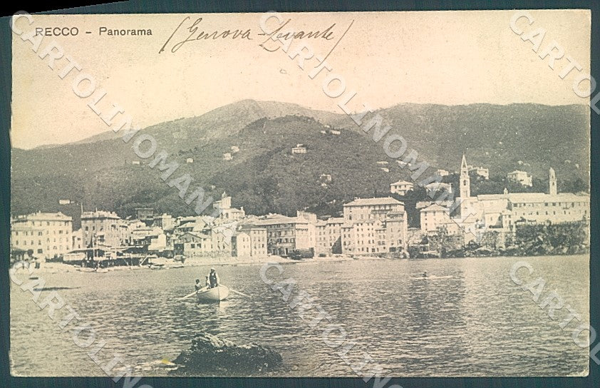 Genova Recco Panorama cartolina JK7401 – fronte
