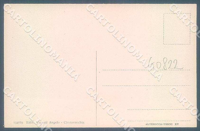 Roma Civitavecchia cartolina JK7403 – retro