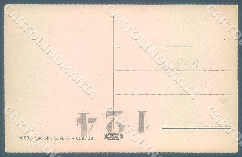 Lucca Viareggio cartolina JK7409 – retro