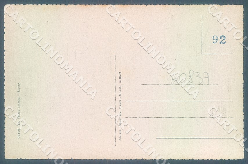 Savona Città Via Genova cartolina JK7412 – retro