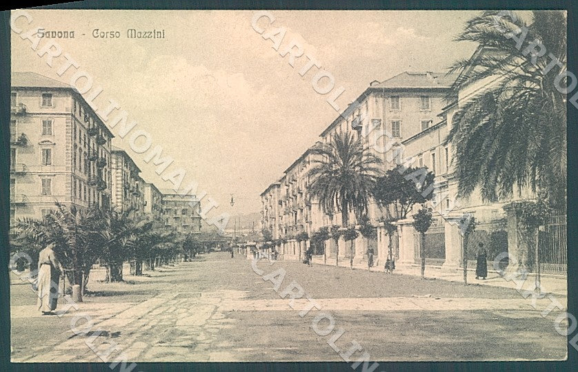 Savona Città Corso Mazzini cartolina JK7414 – fronte