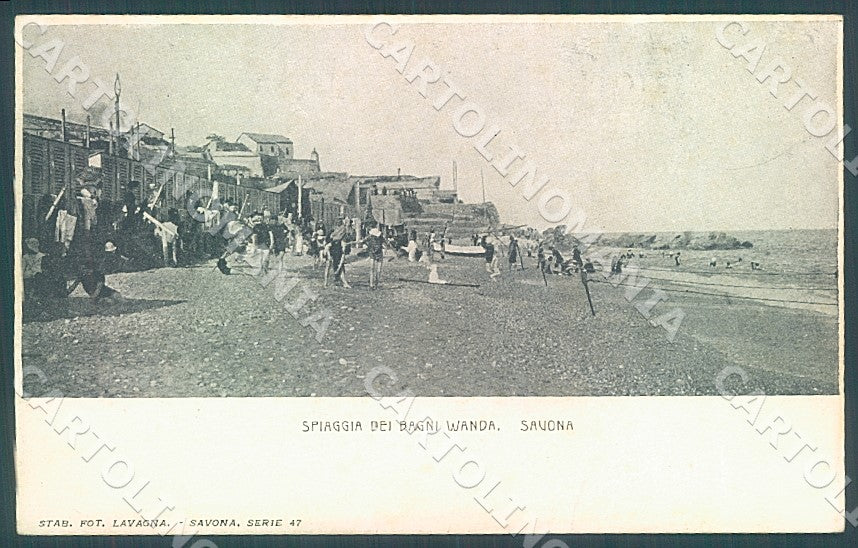 Savona Città Bagni Wanda cartolina JK7415 – fronte