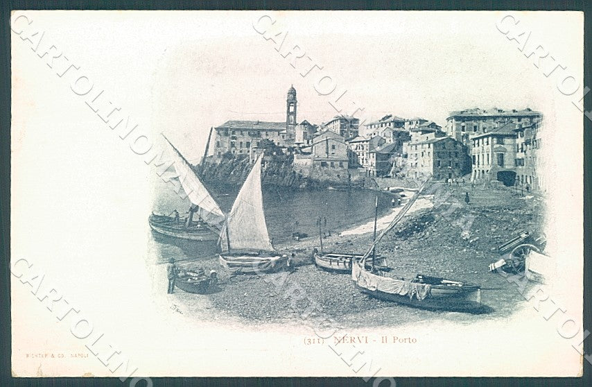 Genova Nervi Porto cartolina JK7421 – fronte