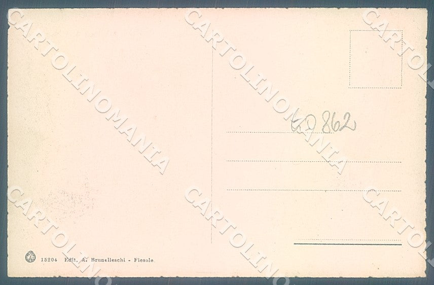Firenze Fiesole San Francesco cartolina JK7424 – retro
