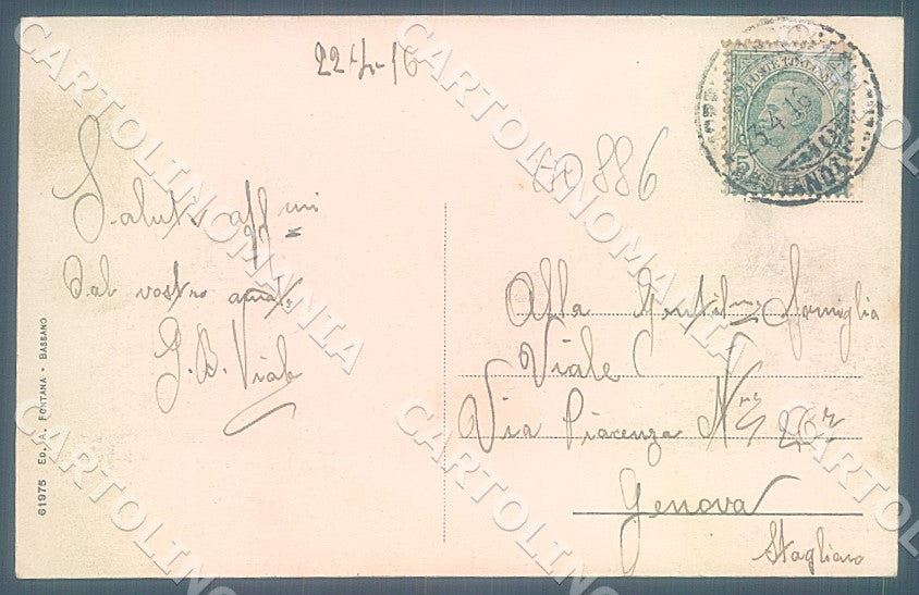 Vicenza Bassano Viale Venezia cartolina JK7434 – retro