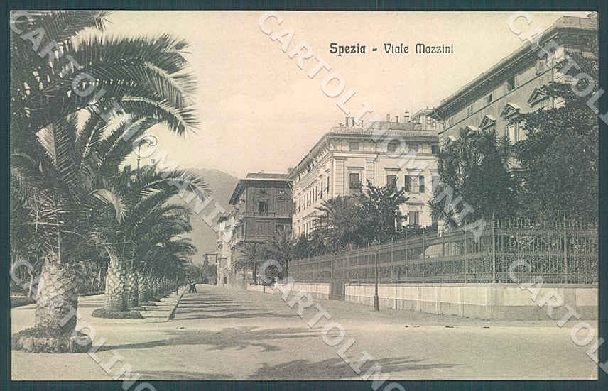 La Spezia Città Viale Mazzini cartolina JK7437 – fronte