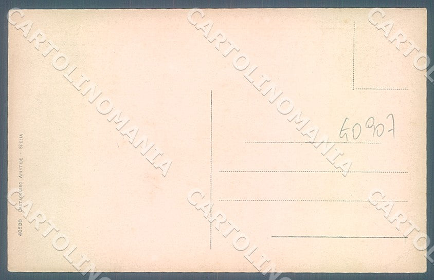 La Spezia Città Monumento Garibaldi cartolina JK7438 – retro