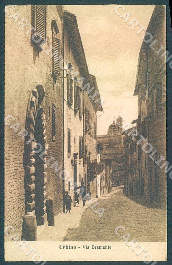 Pesaro Urbino Via Bramante cartolina JK7448 – fronte