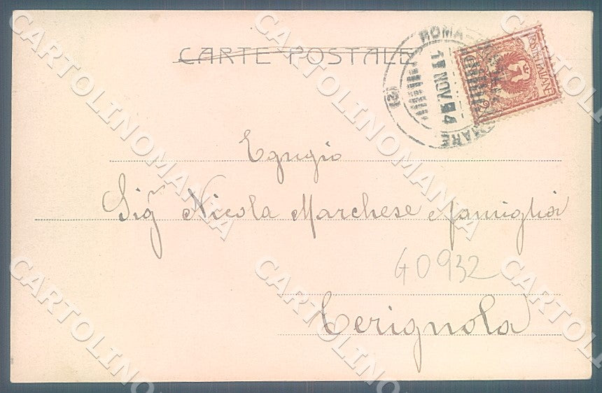 L'Aquila Sulmona Piazza Garibaldi Mercato Alterocca 1062 cartolina JK7455 – retro