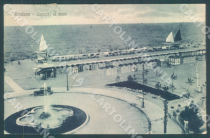 Rimini Riccione Capanni al Mare cartolina JK7466 – fronte