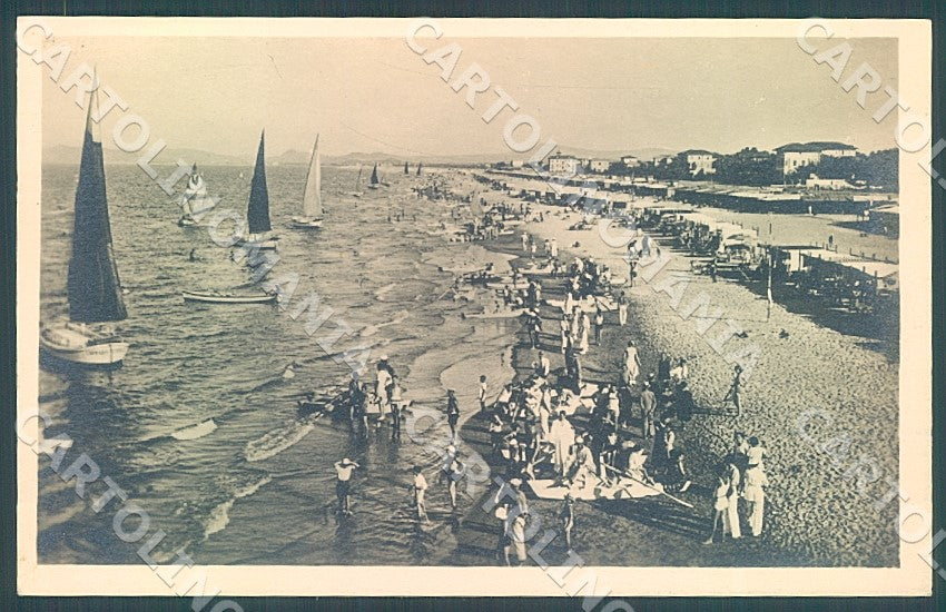 Rimini Riccione Spiaggia Perla Adriatico Foto cartolina JK7469 – fronte