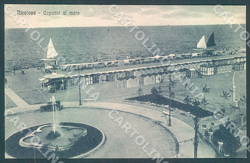 Rimini Riccione Capanni al Mare cartolina JK7474 – fronte