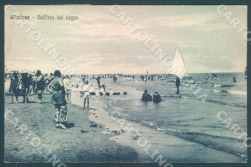Rimini Riccione Spiaggia  cartolina JK7486 – fronte