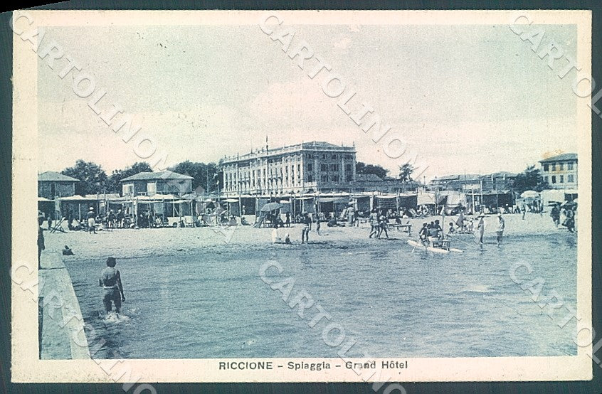 Rimini Riccione Grand Hotel cartolina JK7511 – fronte