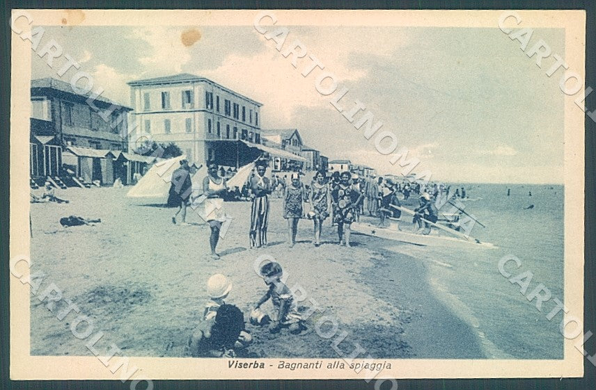 Rimini Viserba Spiaggia cartolina JK7540 – fronte