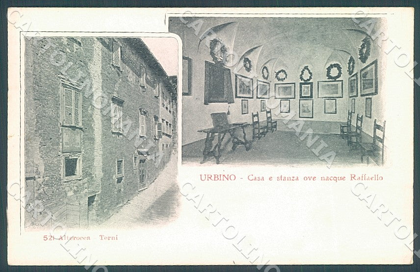 Pesaro Urbino Raffaello Alterocca 521 cartolina JK7544 – fronte