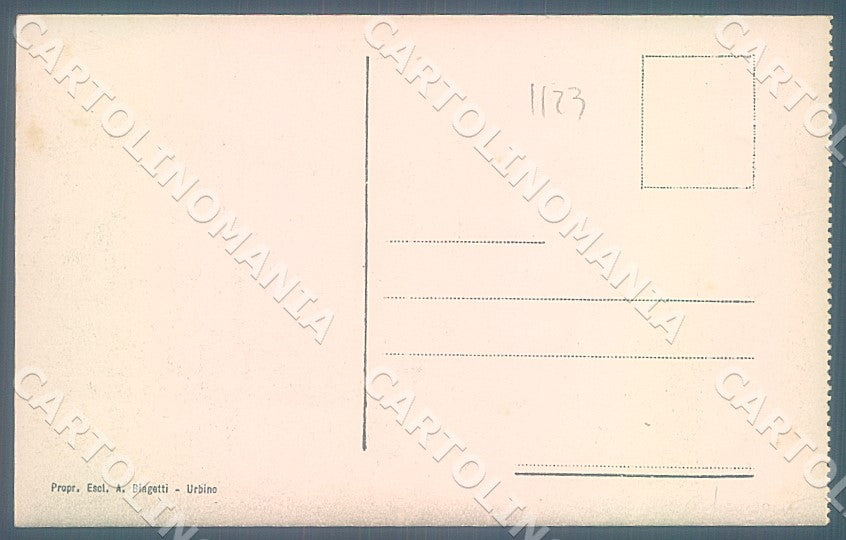 Pesaro Urbino Veduta Aerea cartolina JK7545 – retro