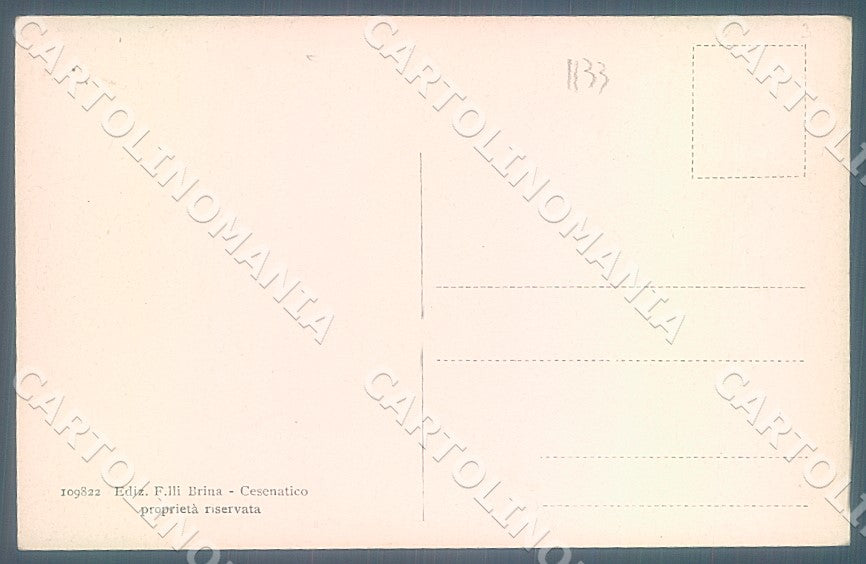 Forlì Cesena Cesenatico Grand Hotel cartolina JK7550 – retro