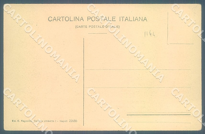 Napoli Sorrento Asino Ragozino cartolina JK7553 – retro