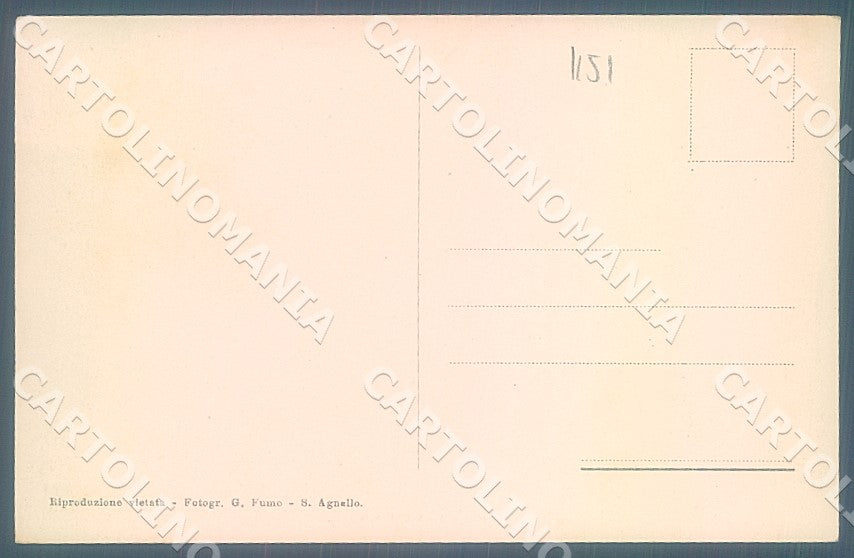 Napoli Sorrento Hotel Cocumella Costumi Tarantella cartolina JK7557 – retro